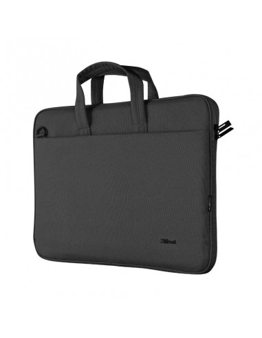 Trust Bologna Maletin para Portatil hasta 16" - Fabricado con Materiales Reciclados - Compartimento Exterior - Acolchado -