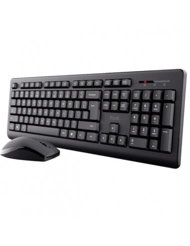 Trust Primo Pack de Teclado USB Inalambrico-Raton USB Inalambrico 3 Botones