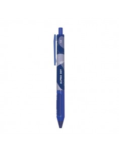 Alpino Dot Boligrafo Retractil - Punta 1mm - Agarre Suave - Color Azul