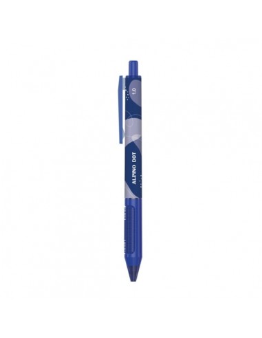 Alpino Dot Boligrafo Retractil - Punta 1mm - Agarre Suave - Color Azul