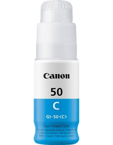 Canon GI50 Cyan Botella de Tinta Original - GI50C 3403C001