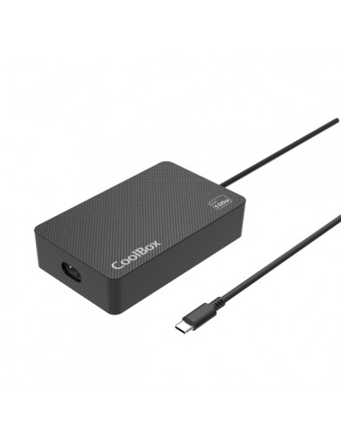 Coolbox NB100 Cargador de Pared GaN 100W - USBâC - PD3.0 Para Carga Rapida Inteligente - Seleccion Automatica de Voltaje