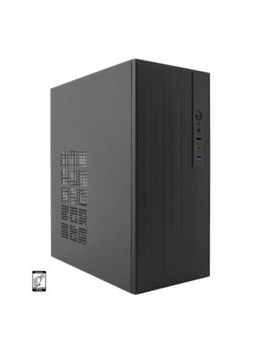 Coolbox M460 Caja MicroATX - TamaÃ±o Disco Soportado 3.5"-2.5" - USB-C 3.2 Gen1 y Audio - Color Negro