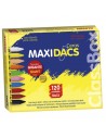 Alpino Maxidacs Economy Pack con 120 Ceras Blandas para NiÃ±os - TamaÃ±o Extra Grande 120mm x 14mm - Etiqueta