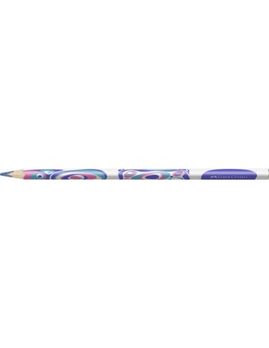 Faber-Castell Fantasia Pastel Lapiz con Mina Multicolor - Cuerpo Triangular Decorado - Madera de Bosques Sostenibles
