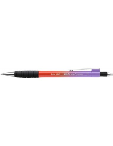 Faber-Castell Grip 1347 Flow Edition Punchy Melon Portaminas 0.7mm - Atractivo DiseÃ±o - Grip de Agarre - Goma de Borrar -