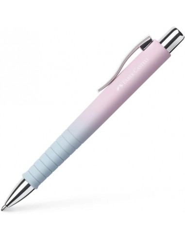 Faber-Castell Poly Ball Flow Edition Blushing Sky Boligrafo Retractil XB - Forma Triangular Ergonomica - Suave al Tacto -