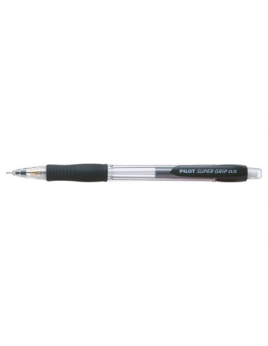 Pilot Portaminas SuperGrip H185 - Trazo 0.5mm - Mina HB - Cuerpo Negro