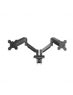 Mars Gaming MARMPRO2 Soporte de Mesa con Brazos Articulados para 2 Monitores hasta 32" - Incluye Accesorios - Articulado