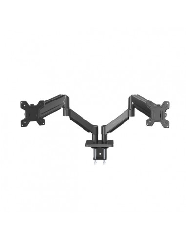 Mars Gaming MARMPRO2 Soporte de Mesa con Brazos Articulados para 2 Monitores hasta 32" - Incluye Accesorios - Articulado