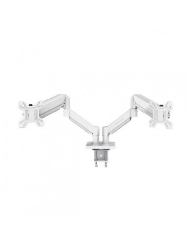 Mars Gaming MARMPRO2 Soporte de Mesa con Brazos Articulados para 2 Monitores hasta 32" - Incluye Accesorios - Articulado