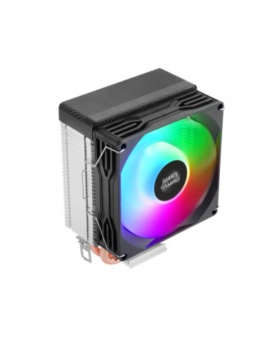 Mars Gaming MCPU-X2 Disipador CPU - Potencia TDP hasta 150W - 2 Tubos - Silencioso - Ventilador PWM FDB de 120mm - Incluye