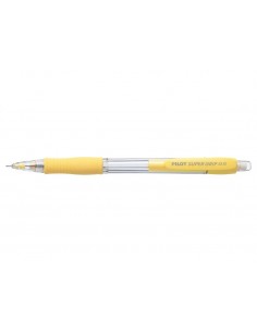 Pilot Portaminas SuperGrip H185 - Trazo 0.5mm - Mina HB - Cuerpo Amarillo