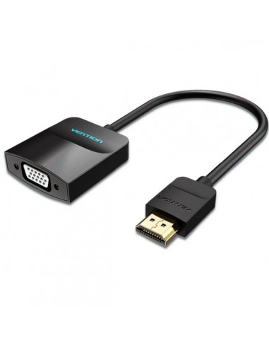 Vention Cable Conversor HDMI Macho a VGA Hembra - Full HD - ARC - Puerto de Audio 3.5mm - Longitud 0.15m - Conectores