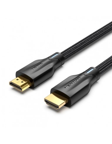 Vention Cable HDMI 2.1 - Resolucion 8K - eARC - Longitud 5m - Conectores Chapados en Oro - HDR Dinamico - Tasa de Refresco