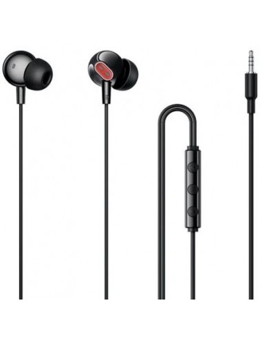 Vention Echo Lite Auriculares Intraurales con Cable de 1.2m - Jack 3.5mm - Microfono Integrado - Altavoz de 12mm - Color Negro