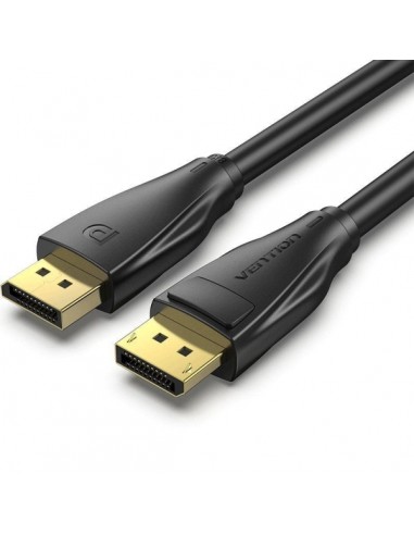 Vention Cable Displayport 1.4 8K - Longitud 10m - Recubrimiento en PVC - Conectores Chapados en Oro - Color Negro
