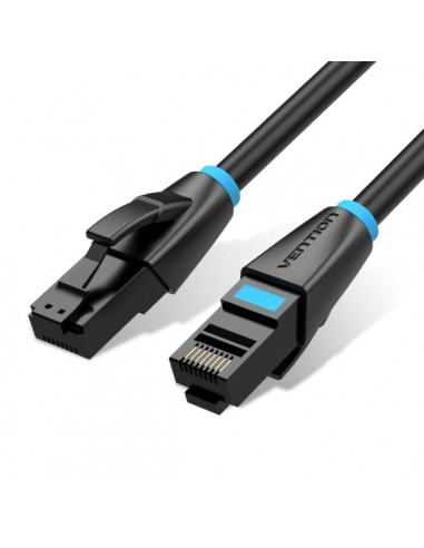 Vention Cable de Red - Cat.6 UTP - Longitud 5m - Velocidad hasta 1Gbps - 26AWG - Cubierta de PVC - Color Negro