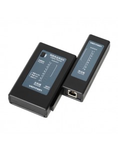 Vention Testeador Manual para Cables de Red RJ45 y RJ11 - Alcance hasta 300m - Color Negro