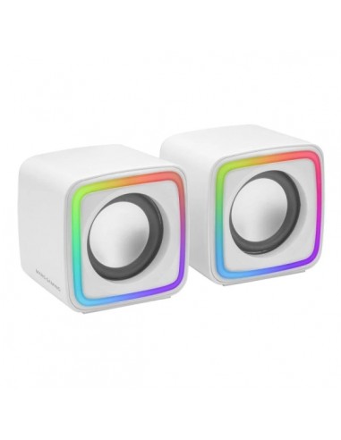 Mars Gaming MC-CUBE Minitorre Micro-ATX Mini-ITX - Vidrio Templado Continuo Frontal y Lateral - Ventilador ARGB de 120mm -