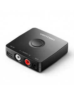 Vention Adaptador de Audio Inalambrico - Carcasa en ABS - Bluetooth 5.1 - 2xRCA - Jack 3.5mm - Alcance 10m - Cable de Carga