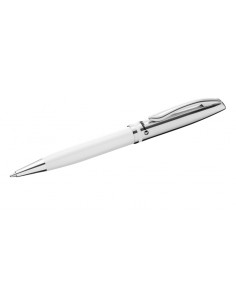 Pelikan Jazz Classic Boligrafo Retractil - Trazo de 1mm - Mecanismo de Giro - Capuchon y Clip Cromados - Recambio 337M Negro