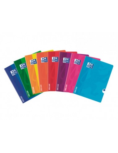 Oxford Openflex Libreta Grapada - Formato A5-- 48 Hojas Lisas - Anti Traspaso de Tinta - Colores Surtidos