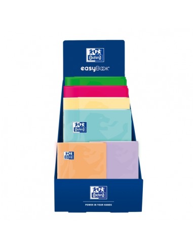 Oxford Expositor con 40 Libretas Grapadas - Formatos A4 y A5 - Bolsa Interior - Solapas - Marcapaginas - Anti Traspaso de