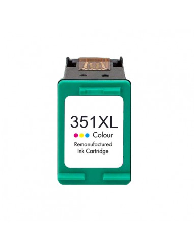 HP 351XL Color Cartucho de Tinta Remanufacturado - Reemplaza CB338EE CB337EE