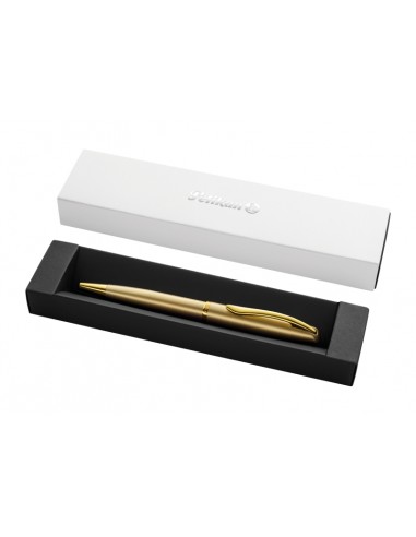Pelikan Jazz Noble Boligrafo Retractil - Trazo de 1mm - Mecanismo de Giro - Recambio 337M Azul - Estuche de Regalo - Detalles