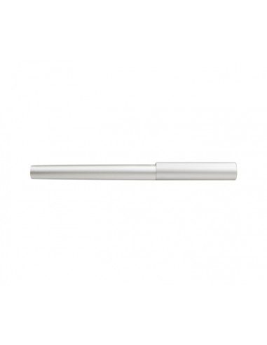 Pelikan Ineo Pluma Estilografica - Punta M - Caja Metalica - Aluminio Anodizado Satinado - Forma de Gota Antivuelco - Incluye