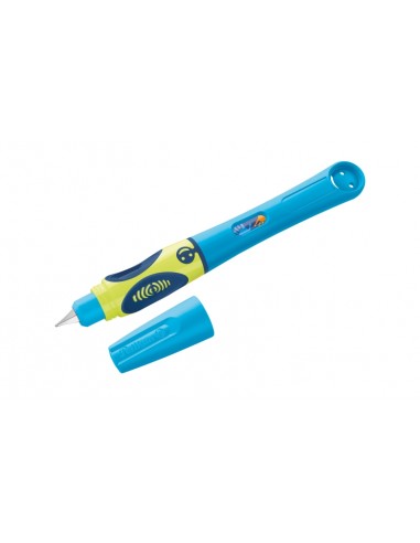 Pelikan Griffix Pluma Estilografica para Zurdos - Plumin de Acero Inoxidable - 3 Puntos de Agarre con Indicador - Ergonomico