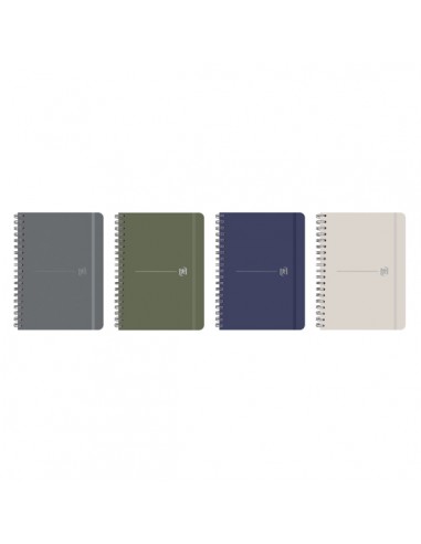 Oxford Cuaderno de Espiral - Formato B5 - 96 Hojas Punteadas - Tapa Extradura - Colores Surtidos