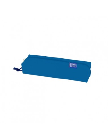Oxford Kangoo Live and Go Estuche Rectangular Mediano - Goma Elastica para Cuadernos - Color Azul Marino