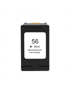 HP 56 Negro Cartucho de Tinta Remanufacturado - Reemplaza C6656AE C6656GE