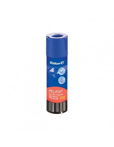 Pelikan Pelifix Pegamento en Barra de 20g - sin Disolventes - Lavable con Agua Fria - Color Blanco