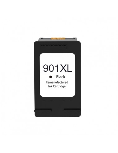 HP 901XL Negro Cartucho de Tinta Remanufacturado - Reemplaza CC653AE CC654AE