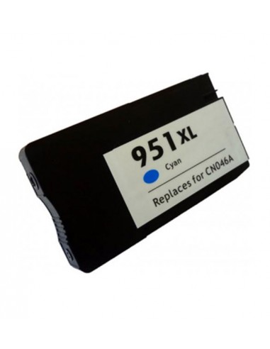 HP 951XL Cyan Cartucho de Tinta Generico - Reemplaza CN046AE CN050AE