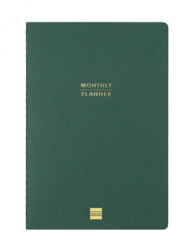 Finocam Haiku Planificador sin Fechar - Internacional - Mes Vista - Formato Y11 - 165x240mm - Papel de 95g m2 - Hojas con