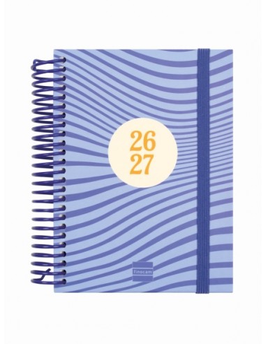 Finocam Diva Agenda Escolar 26 27 - 1 Dia por Pagina - Formato 8Â-- 120x164mm - Tapas de Carton Forrado - Papel de 80g m2