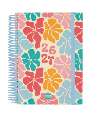 Finocam Diva Agenda Escolar 26 27 en Catalan - 1 Dia por Pagina - Formato 4Â-- 155x212mm - Tapas de Carton Forrado - Papel