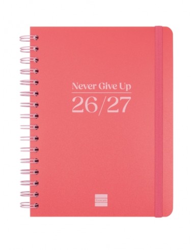 Finocam Cosmo Flex Agenda Escolar 26 27 - Semana Vista Horizontal - Formato 4Â-- 155x212mm - Tapas de Polipropileno -