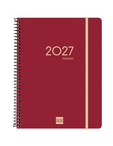 Finocam Ikon Agenda de Espiral Internacional - 16 Meses - Semana Vista Vertical - Formato E10 - 155x212mm - Tapas de
