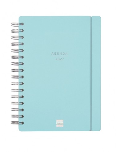 Finocam Haiku Agenda de Espiral - 16 Meses - Semana Vista Horizontal - Formato E10 - 155x212mm - Tapa Dura - Papel de 95g m2