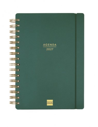 Finocam Haiku Agenda de Espiral en Catalan - 16 Meses - Semana Vista Horizontal - Formato E10 - 155x212mm - Tapa Dura - Papel
