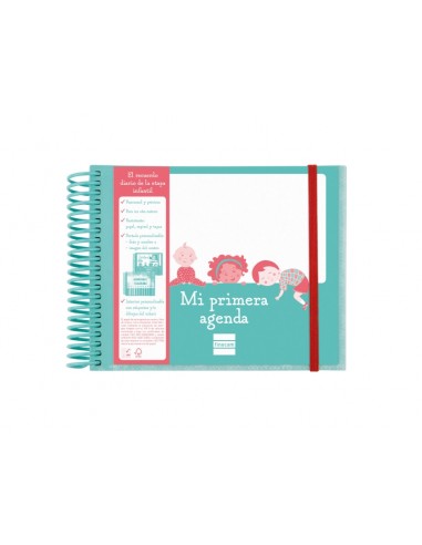 Finocam Infantil.2 Agenda sin Fechar - 1 Dia por Pagina - 160x130mm - Tapas de Polipropileno - Papel de 90g m2 - Espiral de