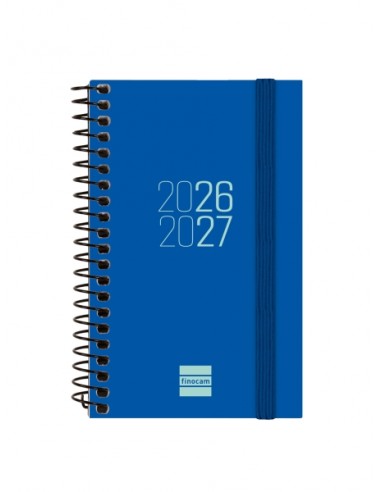Finocam Espir Agenda Escolar 26 27 - Semana Vista Horizontal - Formato E3 - 79x127mm - Tapas de Polipropileno - Papel de