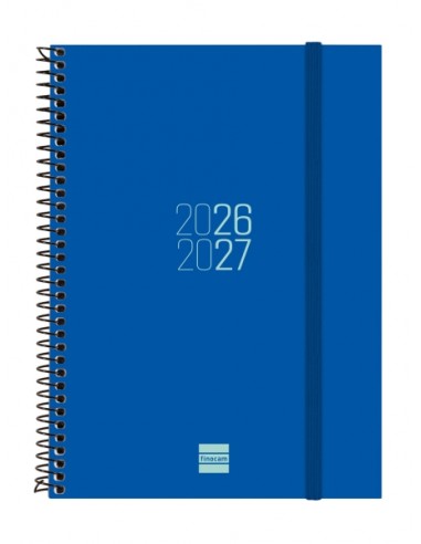 Finocam Espir Agenda Escolar 26 27 - Semana Vista Horizontal - Formato E10 - 155x212mm - Tapas de Polipropileno - Papel de