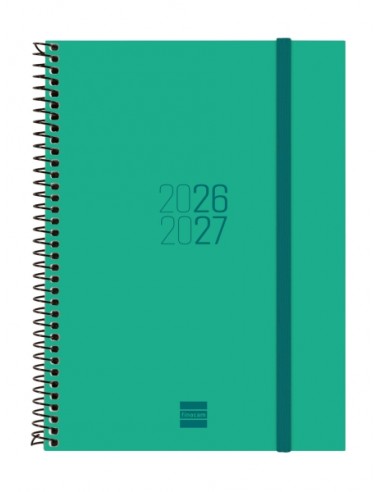 Finocam Espir Agenda Escolar 26 27 en Catalan - Semana Vista Horizontal - Formato E10 - 155x212mm - Tapas de Polipropileno -