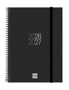Finocam Espir Agenda Escolar 26 27 en Catalan - Semana Vista Horizontal - Formato E10 - 155x212mm - Tapas de Polipropileno -